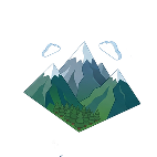 Illustration montagne enneigée